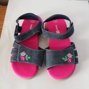 Smart Fit Size 12 Sandals Denim Look
